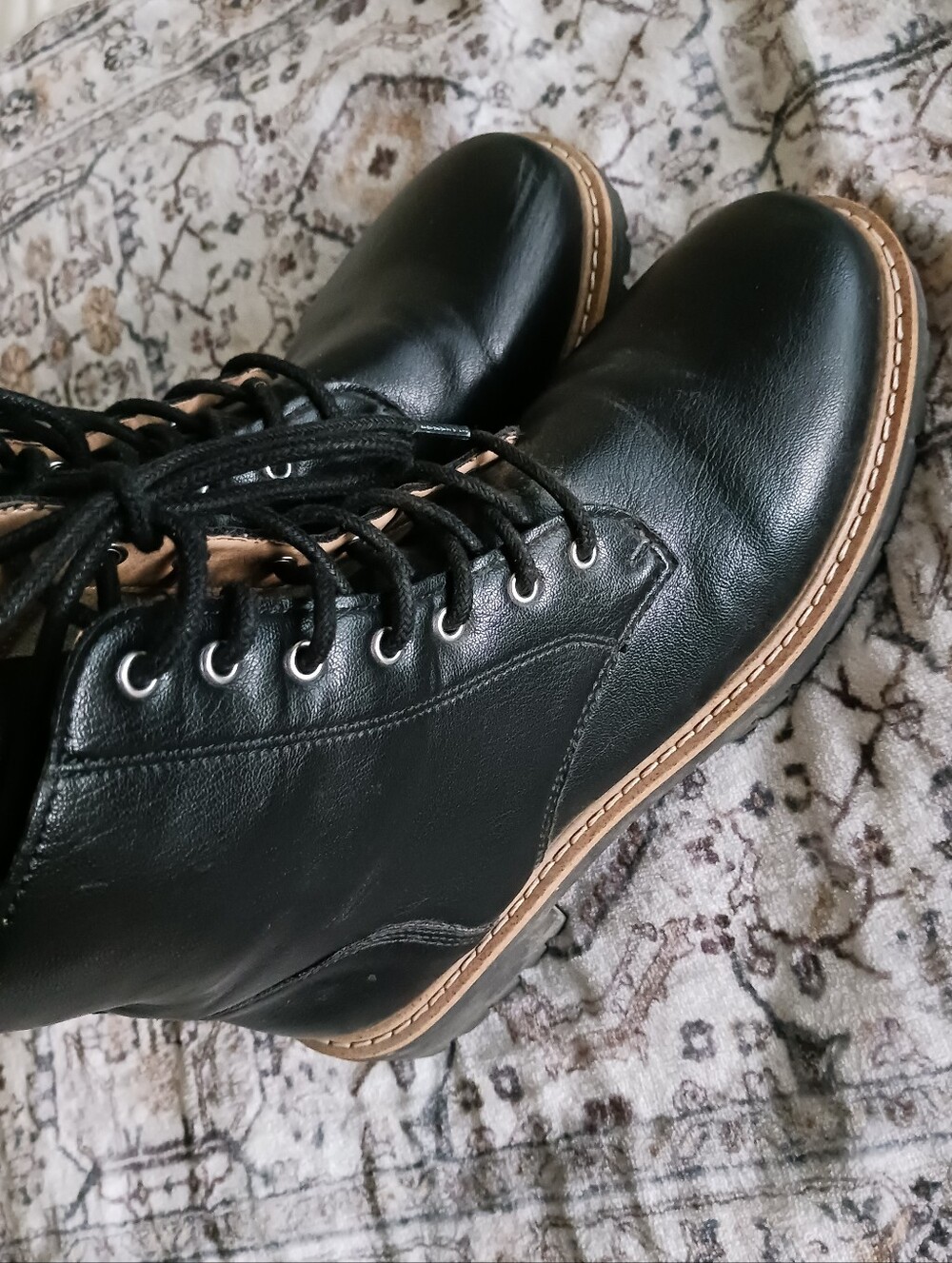 Vici Brycen Black Lace-Up Boots - Picture 3 of 11